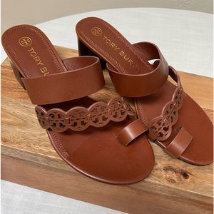 Tory Burch tiny Miller toe ring heeled sandals